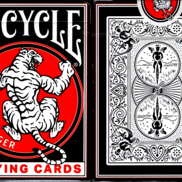 BICYCLE BRAND CARDS Games Rare Bicycle Black Tiger Revival Playing Cards Poshmark
